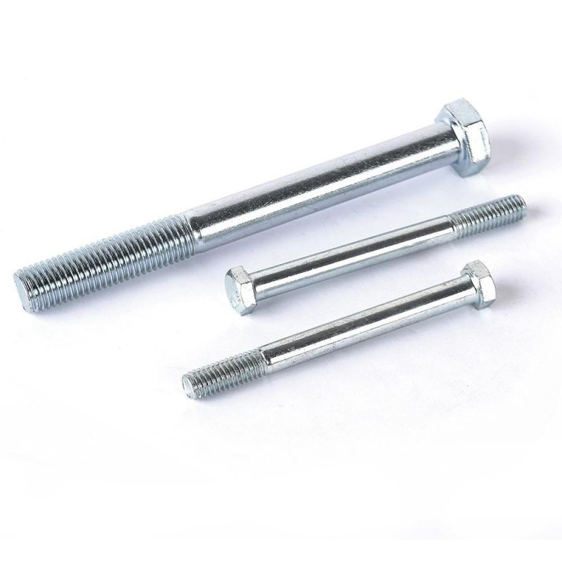 Carbon Steel Grade 8.8 10.9 DIN931 Hexagon Hex Head Bolt
