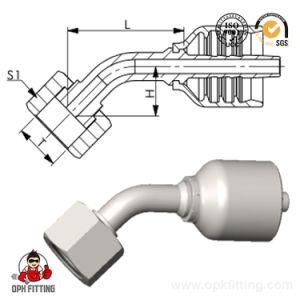 45&deg; Elbow Orfs Female Hydraulic One Piece Hose Fitting (24241Y)