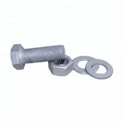 M12 M16 M20 Grade 10.9 Hot DIP Galvanized HDG Hex Bolt DIN933