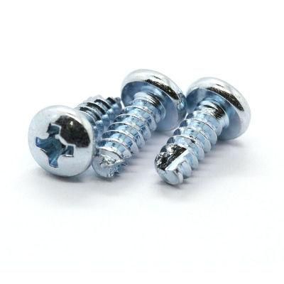 Stainless Steel 304 M4 Pan Head Flat Cutting Thread Tail Self Tapping Screw