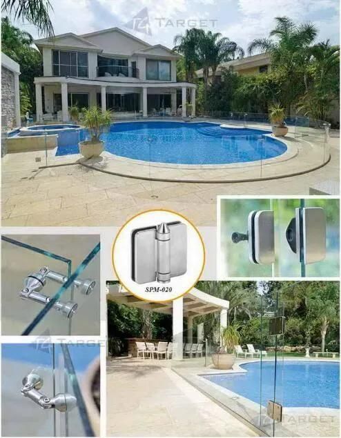 Stainless Steel 2205 Fencing Square Glass Railing Balustrade Spigot (SP-012)