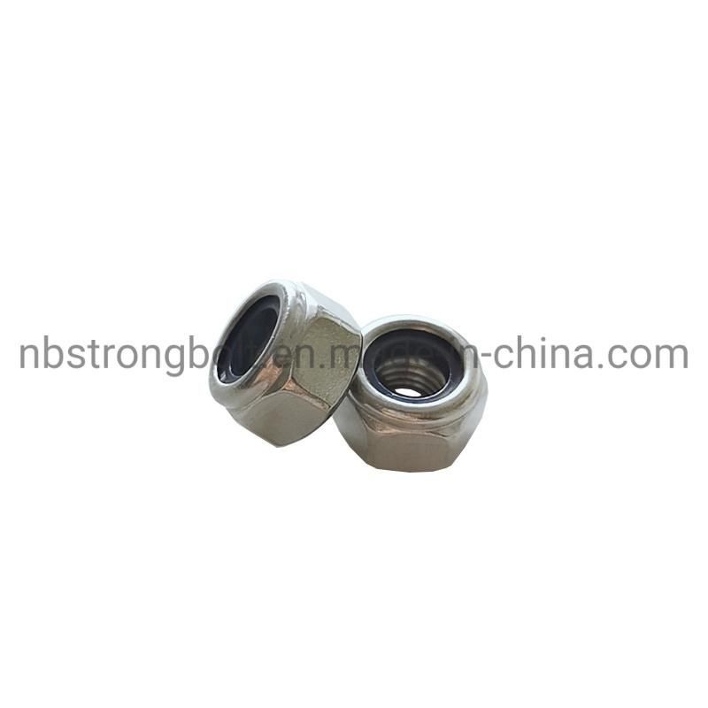 Hex Nut Self-Locking Thin Type with Zinc DIN982-1987