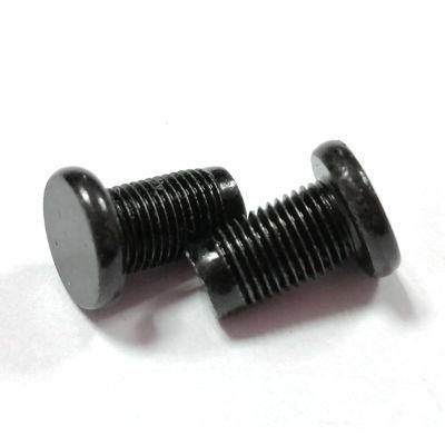 Black Ultra Profile Head Non-Slot Machine Thread Chamfer Screw Custom