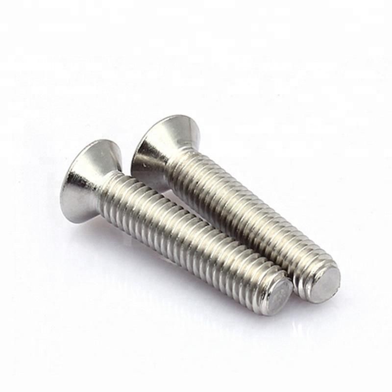 High Quality Cross Recessed Countersunk Head Screws Stainless Steel DIN965 Philips Flat Head Machine Screw GB819-85