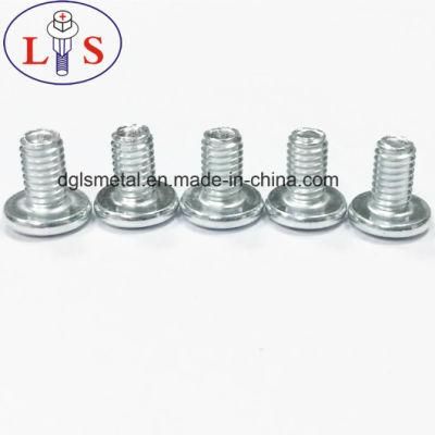 White Zinc Plated Flat Head with Hexagonal Bolts