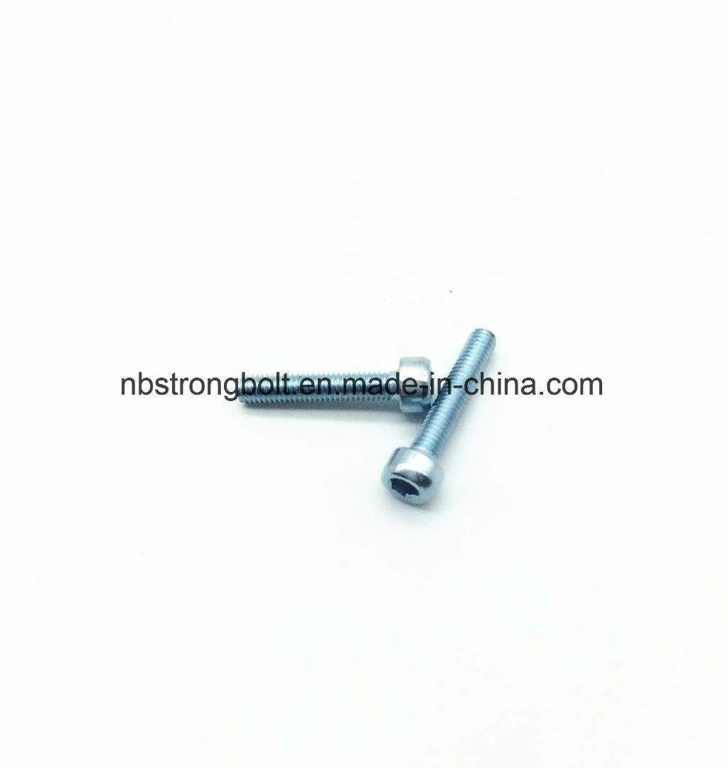 DIN912 Grade 8.8 Hex Socket Head Cap Screw with White Zinc Plated Cr3+ FT