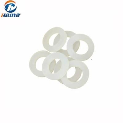 White Plat Plastic Ring Washers