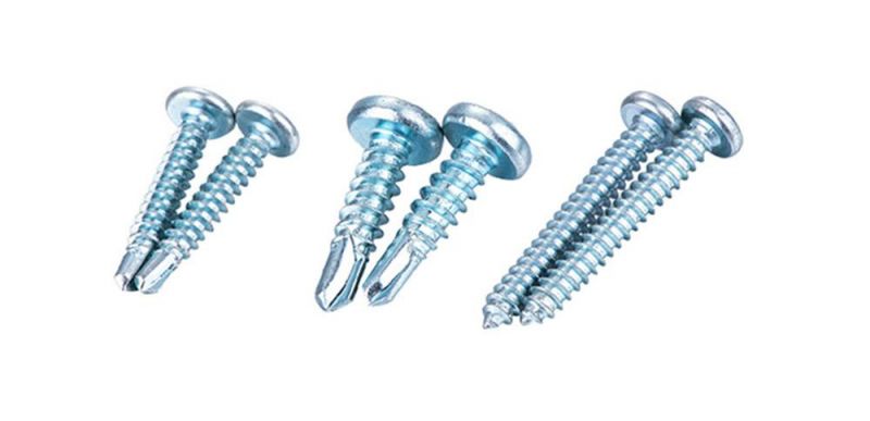 Pan Head Phiilips Drive Zinc Plated Self Drilling Screw