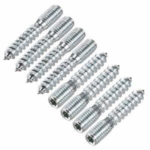Plain Double Head Carbon Steel Machine Thread and Wood Thread Screw/ Coarse Thread Hanger Bolt