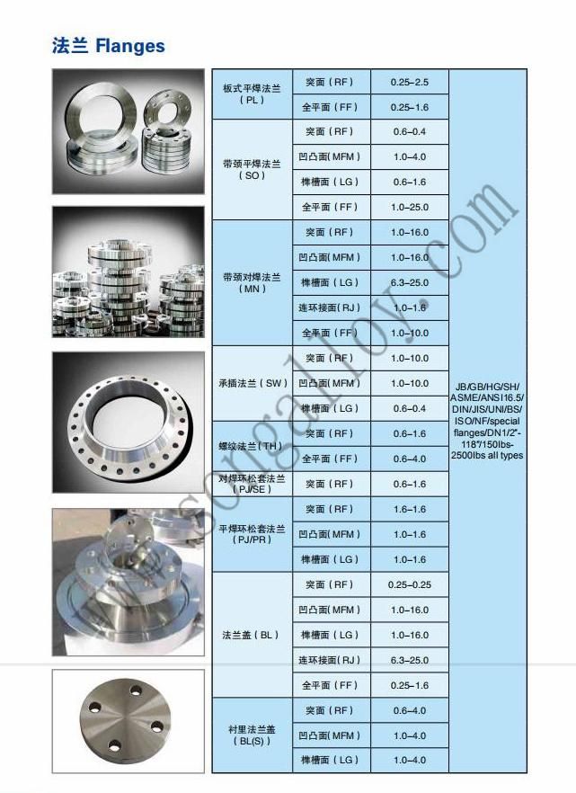 304 Forged Stainless Steel Slip on Pipe Flanges