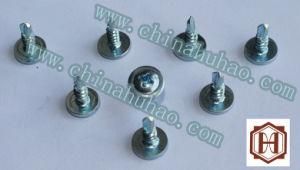 Screw/Self Drilling Screw/Wafer Head Zinc Coated White Color Self Drilling Screw