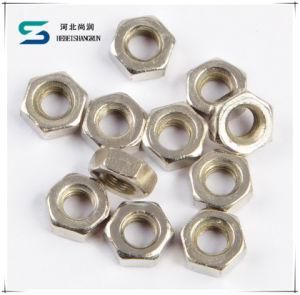 Galvanized Yellow Black M6 M8 M10 M12 M16 Hex Nylon Lock Nut