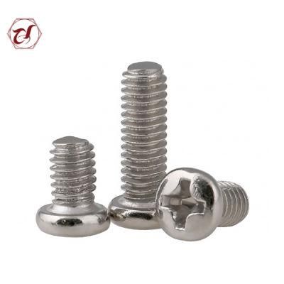 A2-70 DIN7985 Pan Head Phillips Machine Screw SS304 Screw