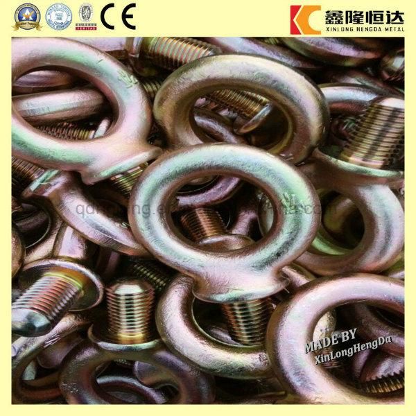 Carbon Steel Anchor Black Ring Lifting Eyebolt and Eyenut