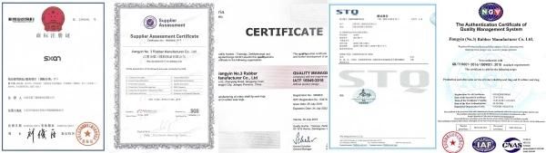 Reinforced PTFE Envelope EPDM Gasket