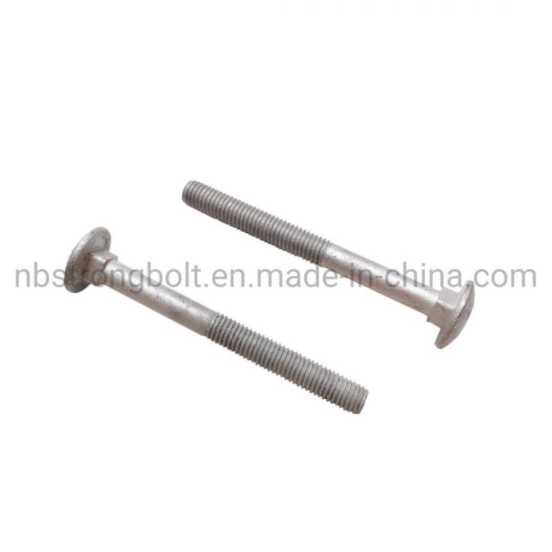DIN603 Carriage Bolt 8.8u with HDG
