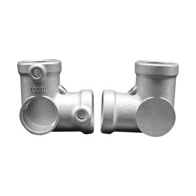 High Quality Aluminum Side Outlet Elbow Clamps Key Clamps Easy Connection Fittings for DIY Furniture Home Decorative