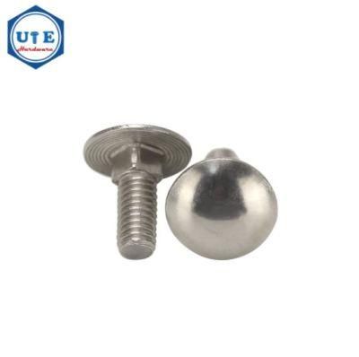High Quality Mushroom Head Stainless Steel SS304 DIN603 M5 to M20 Carriage Bolt