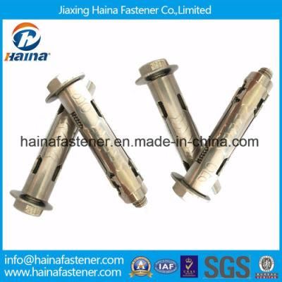 M10 Carbon Steel Galvanized Expansion Sleeve Anchor Bolt