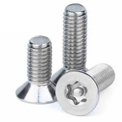 Flat Countersunk Head Torx Tamper Resistant Drive Fastener Carbon Stainless Steel Screw