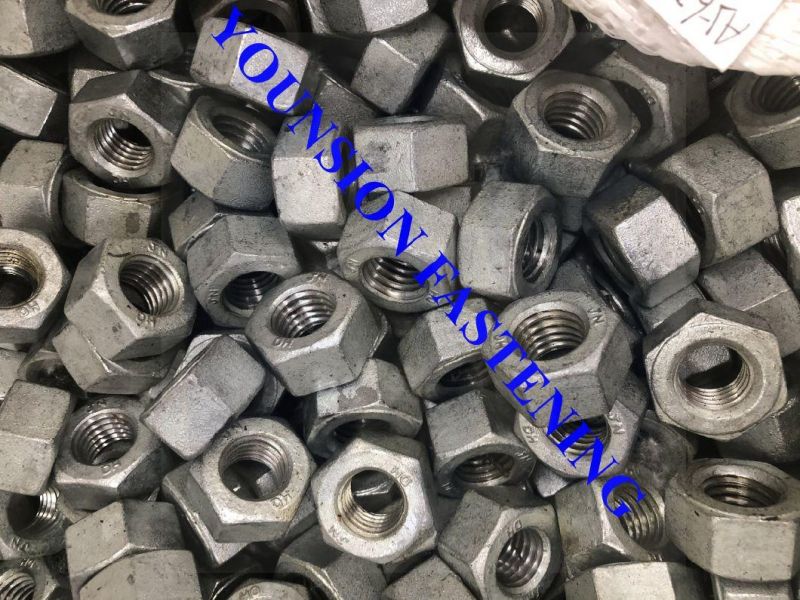 ASTM A194 2h A563 Inch Xylan Heavy Hex Nuts