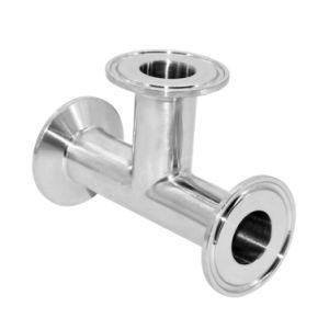 Aeroquip Quick Disconnect Clamp Tee 3 Way Stainless Steel 304 Sanitary Galvanized Pipe Fitting
