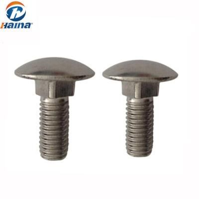 Stainless Steel304 DIN603 Mushroom Head Square Neck Carriage Bolts-5