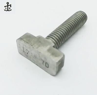 OEM Hot Sale DIN261 HDG M6 to M20 Stainless Steel Square T Head Bolt Made in China