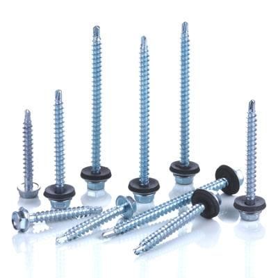 Hex Washer Head Self Drilling Screws with EPDM Bonded Washer