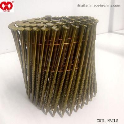 Latest Price Direct Manufacturer in Anhui Galvanized Long Screw Wire Coil Nails.