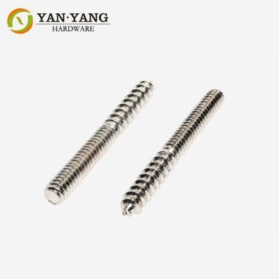 Stainless Steel Double Head Tooth Screw Furniture Hardware
