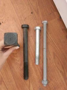 Pole Line Flat Head Eye Bolt Hardware Step Eye Square Bolt