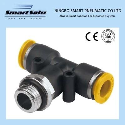 Pneumatic Plastic Type Push in Tube Combination &amp; Joint Fittings