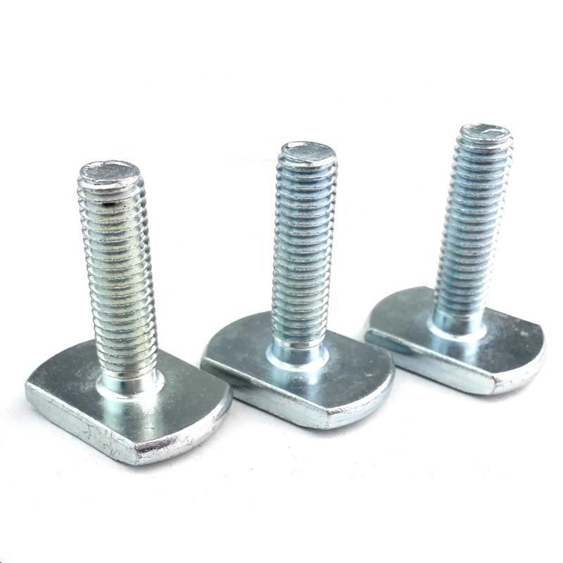 T-Bolt T Bolt T Head Bolt Hammer Bolt Carbon Steel Zinc Plated Galvanized