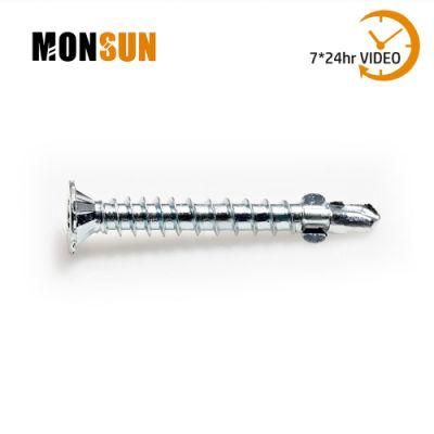 Countersunk Ribs Head Drilling Point with Wings Fiber Cement Board Screw