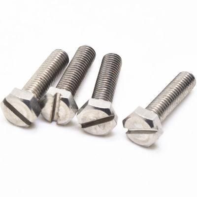 Stainless Steel 304 Slotted Hex Head Machine Screw