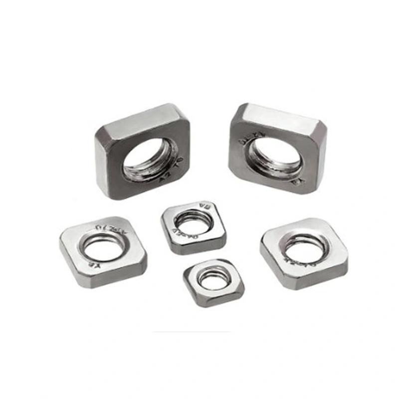 Manufacturer Wholesale Bolts and Nuts Grade 8.8 DIN562 Hot DIP Galvanized Square Nut M8 Stainless Steel