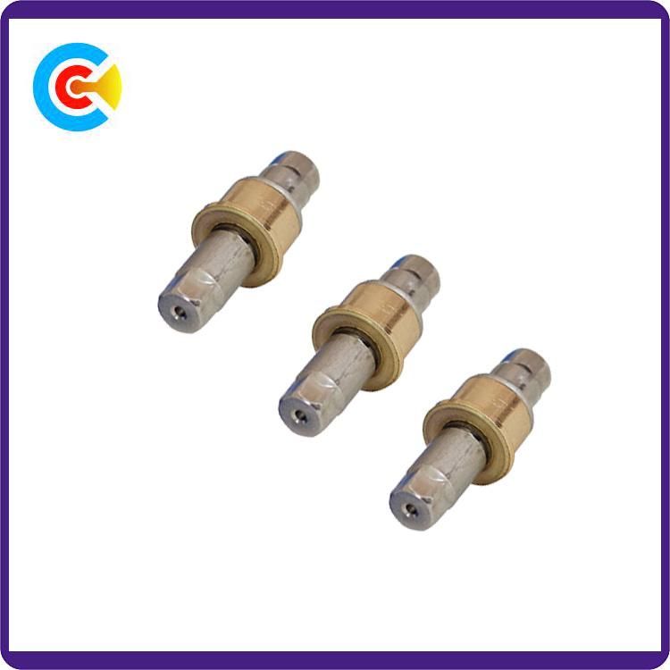 GB/DIN/JIS/ANSI Brass 4.8/8.8/10.9 Hexagonal Copper Sleeve Pin for Building Railway