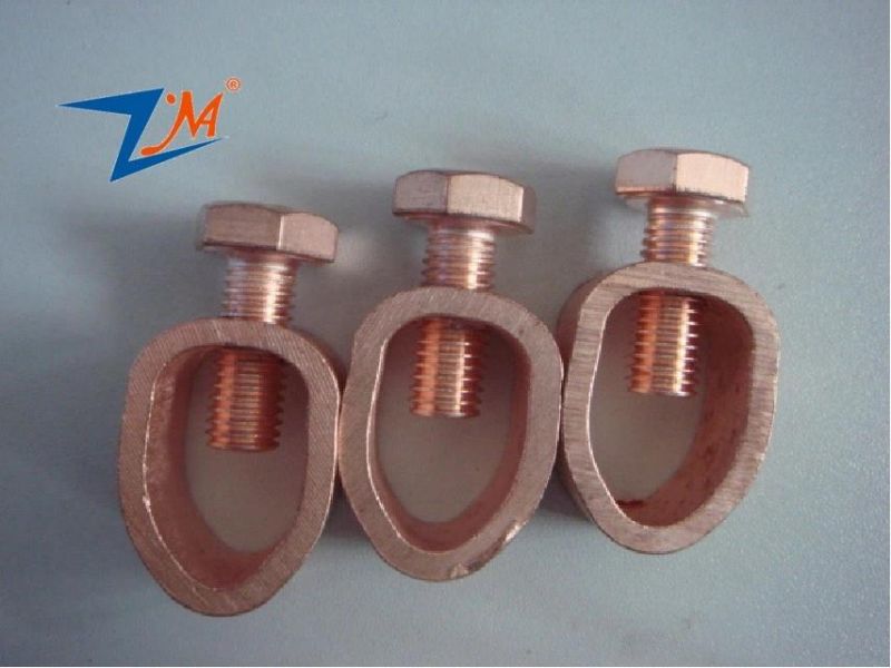 Factory Supply Grounding Earth Rod to Tape Brass Cable Clamp