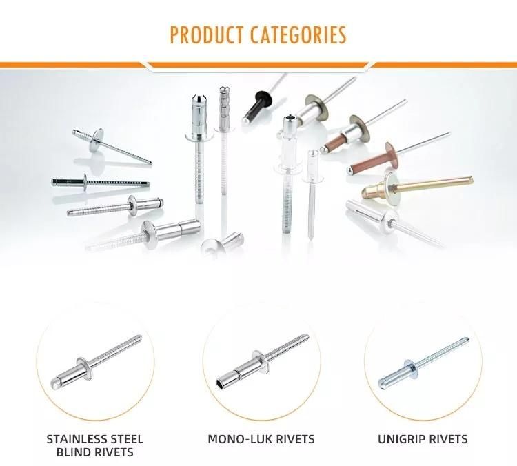 Tnn Step Semi Tubular Rivet Semi Tubular Rivets Long 22mm Semi-Tubular Rivet