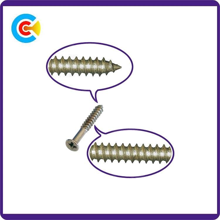 Stainless Steel/4.8/8.8/10.9 M6 Galvanized Cross Countersunk Head Drywall Screws