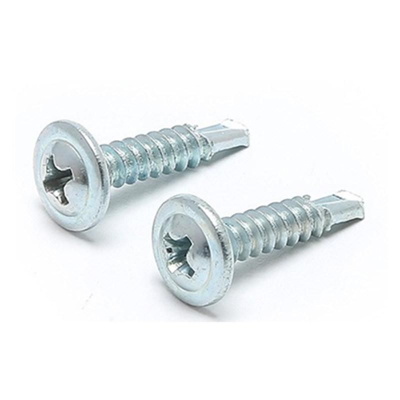 Galvanized Phillips Truss/Wafer Head Self Drilling Screw for Metal