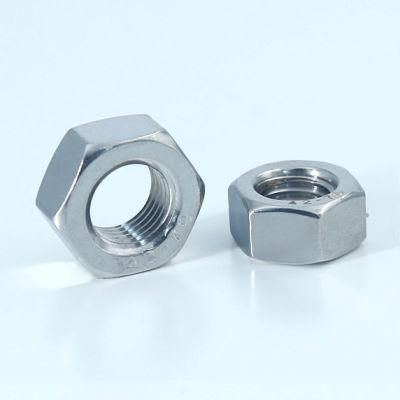 DIN934 ASTM 18.2.2 Hex Nut Stainless Steel 304 316
