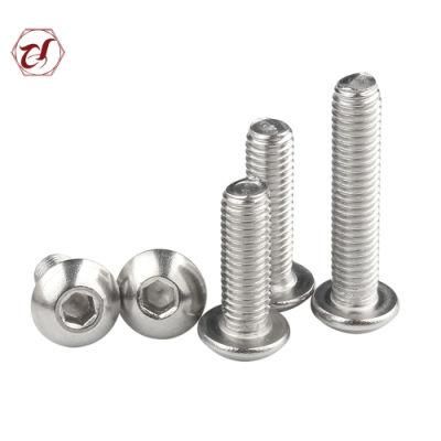 Stainless Steel Button Head Full Thread ISO7380 Socket Screws Scoket Screw