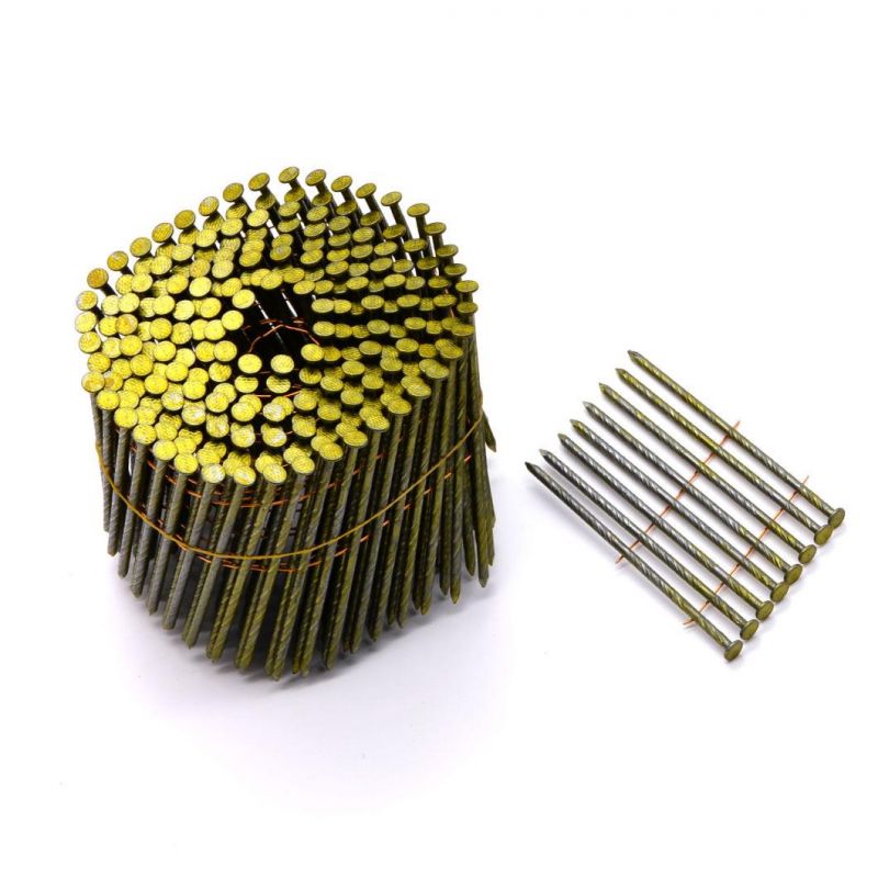 Electro Galvanized Steel Iron Roof Coil Nail Roofing Wire Nails Coil Nail