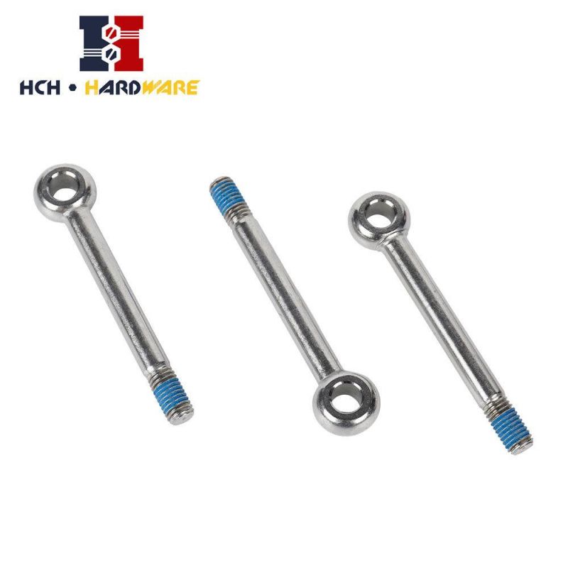 Customized Stainless Steel Eye Bolt Ring Bolt with Nylon Patch