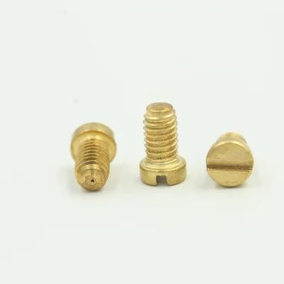 M1-M8 Slotted Pan Head Screws Brass Machine Screws