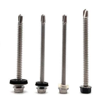 Hex Head Self Drilling Roofing Screws with EPDM Bonded Washer