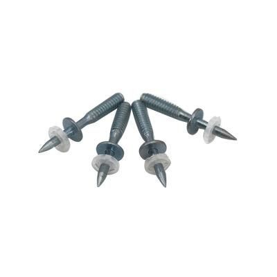 Concrete Nails, Shooting Nails, Drive Pin with Thread and Washer, Threaded Stud