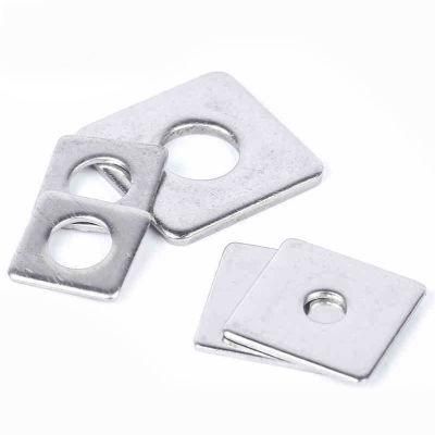 Stainless Steel Hot Selling Square Washer DIN 436 SS304 Square Washer for Wood China Factory SS316 Formwork Washer